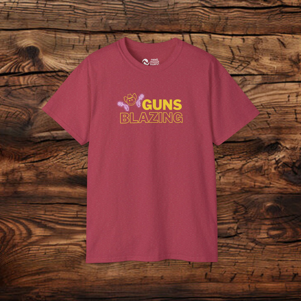 Guns Blazing Podcast Vintage Tee