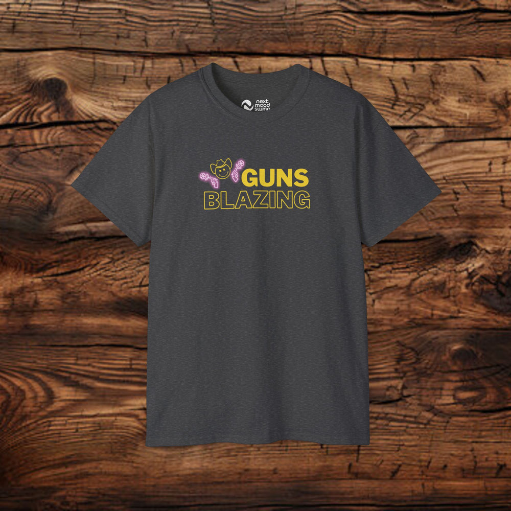 Guns Blazing Podcast Vintage Tee