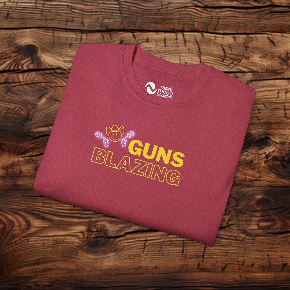 Guns Blazing Podcast Vintage Tee